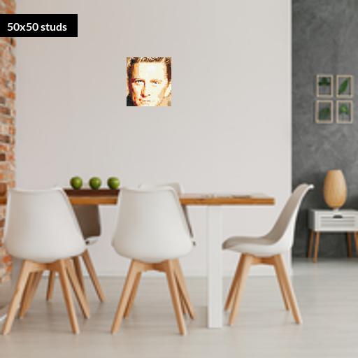 50*50studs, 40*40cm, 15.75*15.75inch
