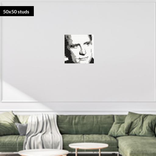 50*50studs, 40*40cm, 15.75*15.75inch
