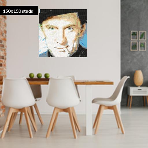 150*150studs, 120*120cm, 47.25*47.25inch