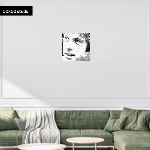 50*50studs, 40*40cm, 15.75*15.75inch