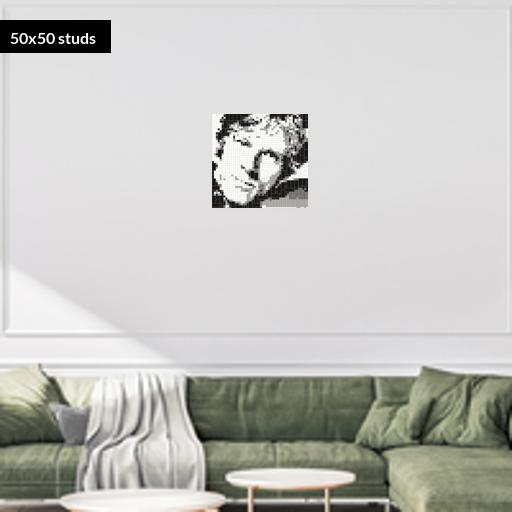 50*50studs, 40*40cm, 15.75*15.75inch