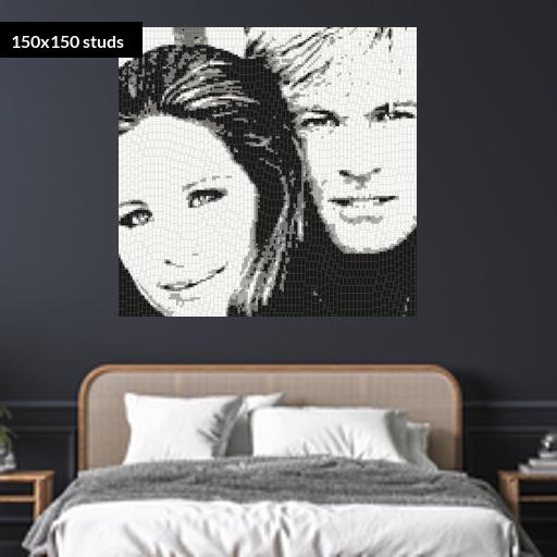 150*150studs, 120*120cm, 47.25*47.25inch