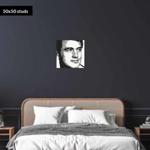 50*50studs, 40*40cm, 15.75*15.75inch