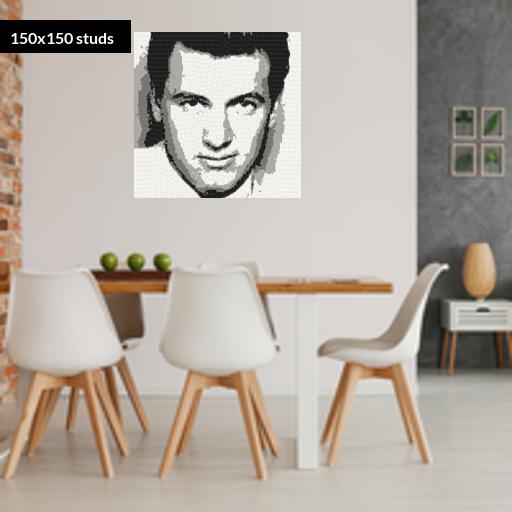 150*150studs, 120*120cm, 47.25*47.25inch