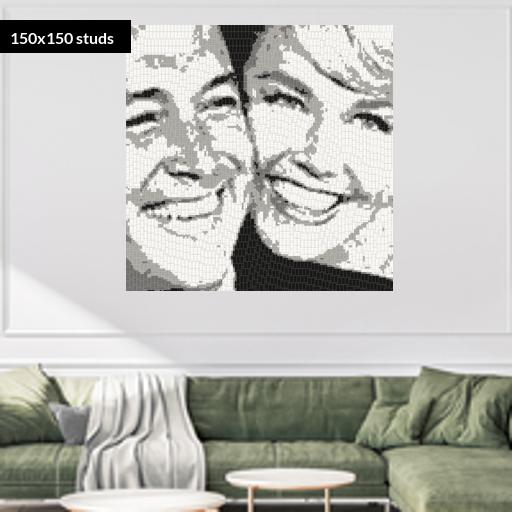 150*150studs, 120*120cm, 47.25*47.25inch