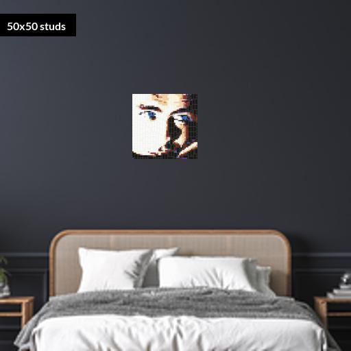 50*50studs, 40*40cm, 15.75*15.75inch