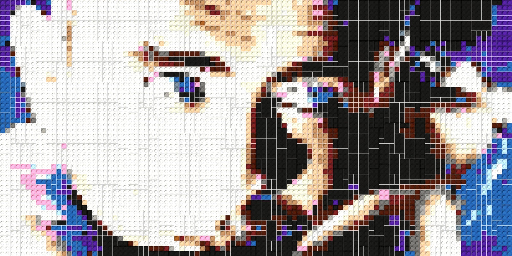 100*50studs, 80*40cm, 31.5*15.75inch