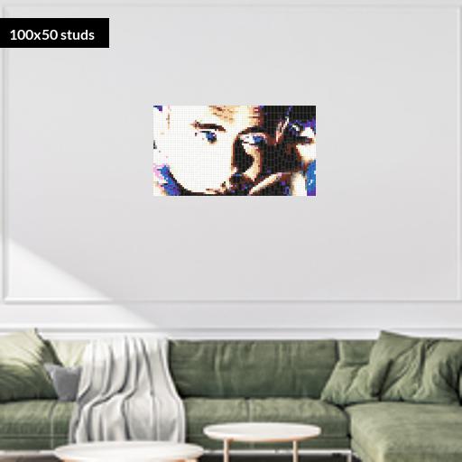 100*50studs, 80*40cm, 31.5*15.75inch