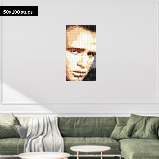 50*100studs, 40*80cm, 15.75*31.5inch