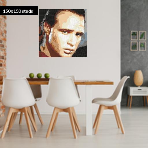 150*150studs, 120*120cm, 47.25*47.25inch