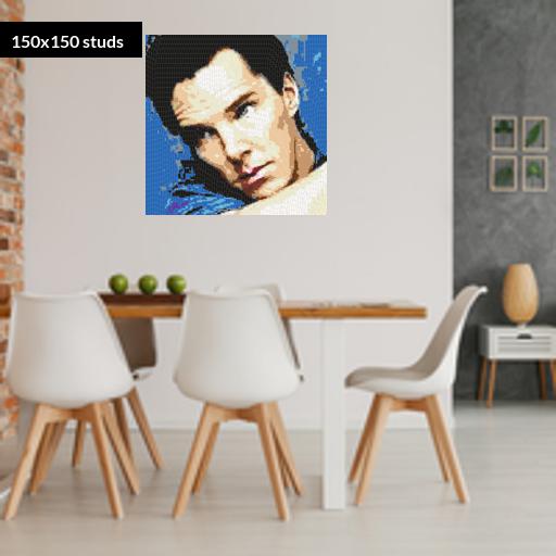 150*150studs, 120*120cm, 47.25*47.25inch