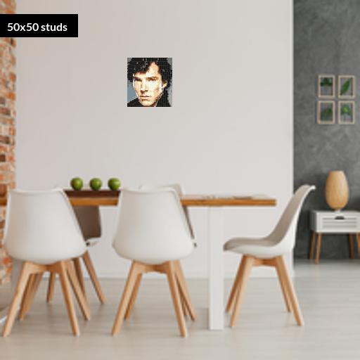 50*50studs, 40*40cm, 15.75*15.75inch