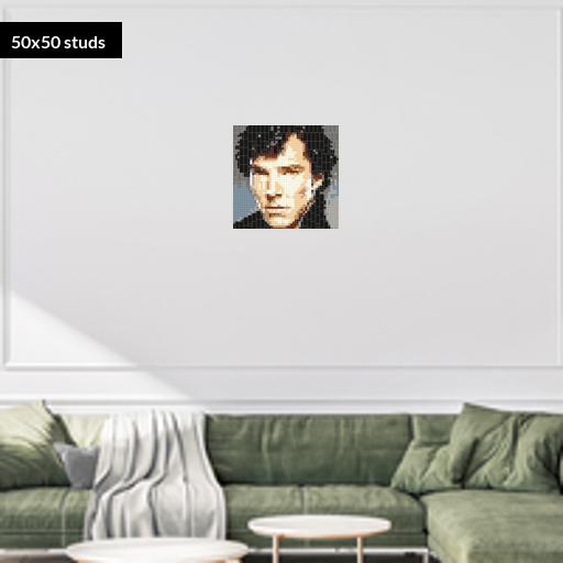 50*50studs, 40*40cm, 15.75*15.75inch
