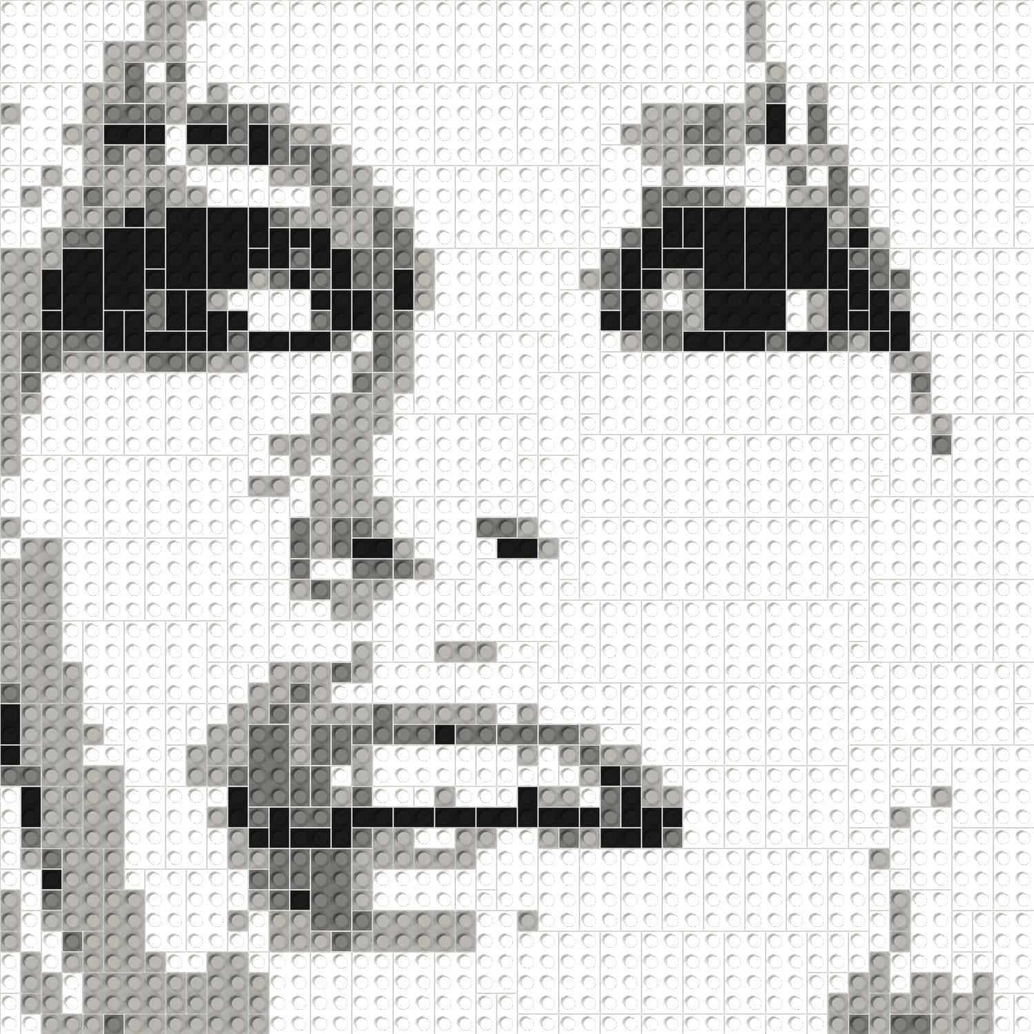 50*50studs, 40*40cm, 15.75*15.75inch