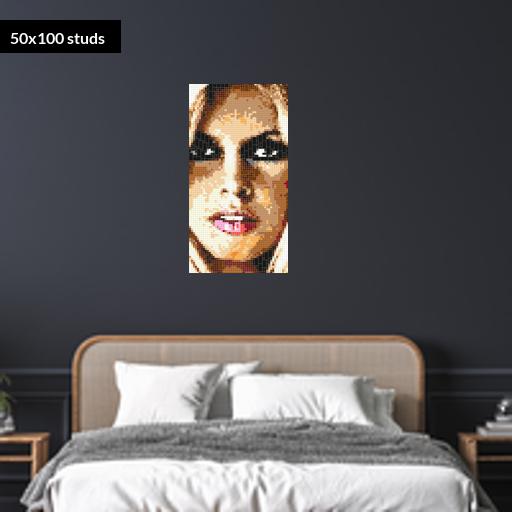50*100studs, 40*80cm, 15.75*31.5inch