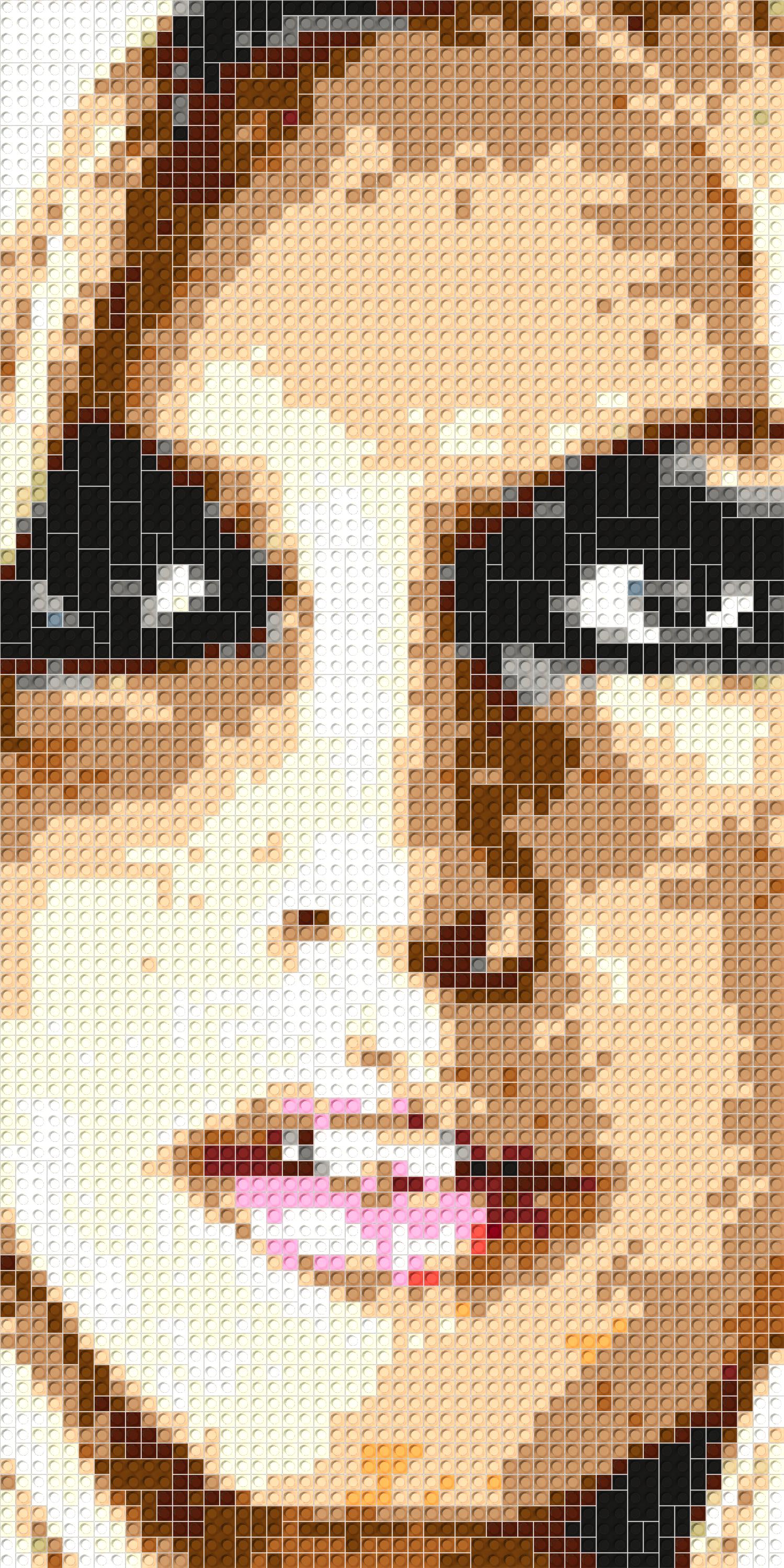 50*100studs, 40*80cm, 15.75*31.5inch