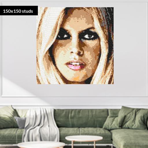 150*150studs, 120*120cm, 47.25*47.25inch