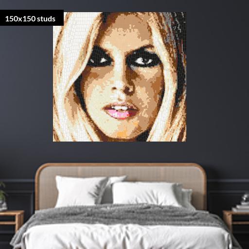 150*150studs, 120*120cm, 47.25*47.25inch