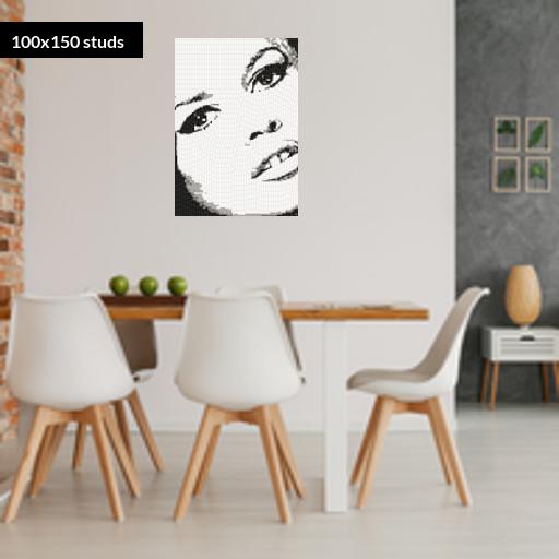 100*150studs, 80*120cm, 31.5*47.25inch