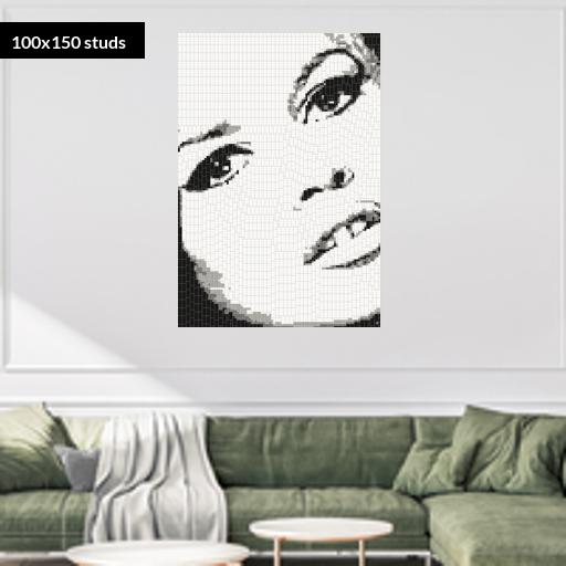 100*150studs, 80*120cm, 31.5*47.25inch