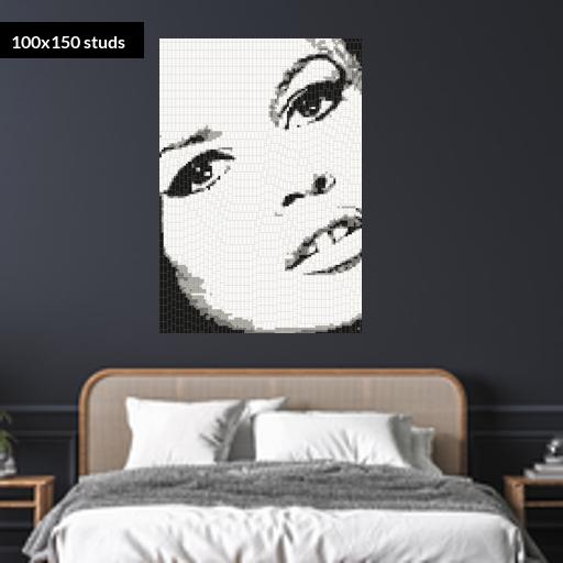 100*150studs, 80*120cm, 31.5*47.25inch