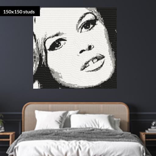 150*150studs, 120*120cm, 47.25*47.25inch