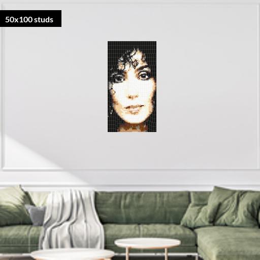 50*100studs, 40*80cm, 15.75*31.5inch