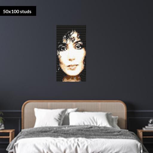 50*100studs, 40*80cm, 15.75*31.5inch