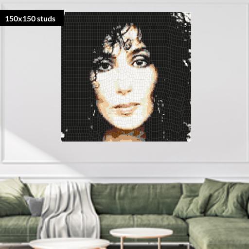 150*150studs, 120*120cm, 47.25*47.25inch