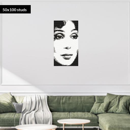 50*100studs, 40*80cm, 15.75*31.5inch