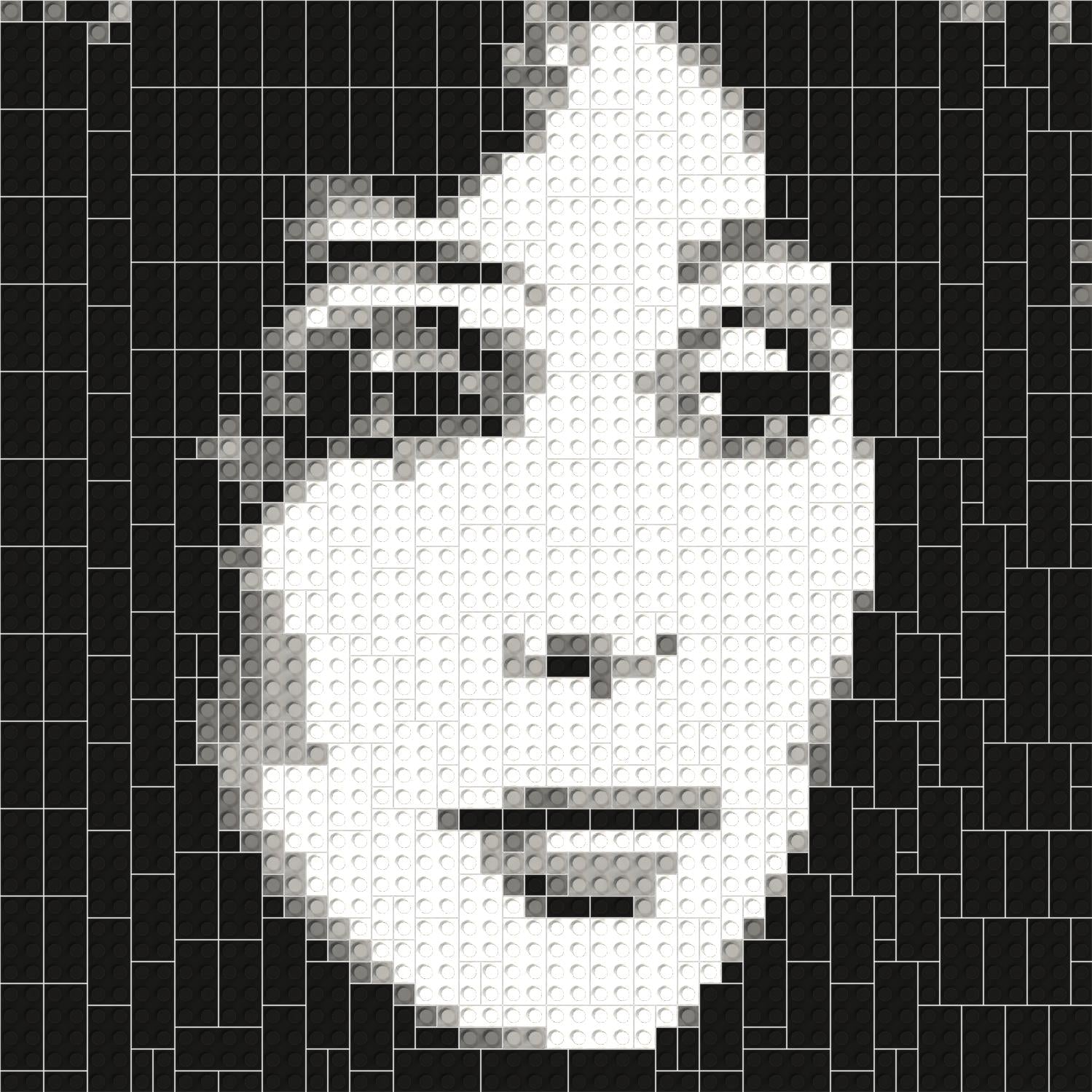 50*50studs, 40*40cm, 15.75*15.75inch