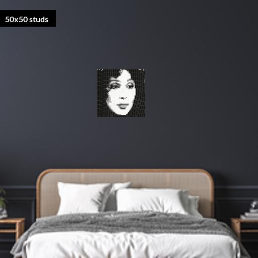 50*50studs, 40*40cm, 15.75*15.75inch