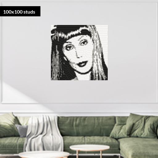 100*100studs, 80*80cm, 31.5*31.5inch