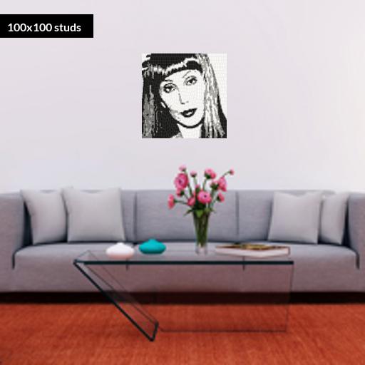 100*100studs, 80*80cm, 31.5*31.5inch