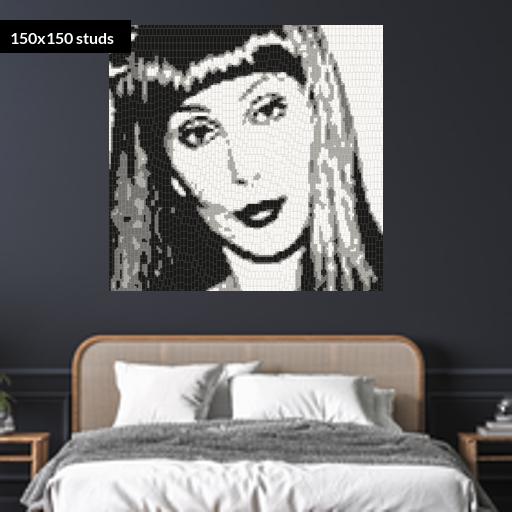 150*150studs, 120*120cm, 47.25*47.25inch