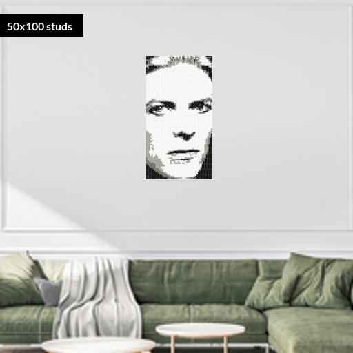 50*100studs, 40*80cm, 15.75*31.5inch