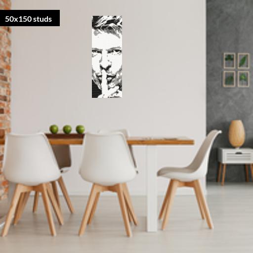 50*150studs, 40*120cm, 15.75*47.25inch