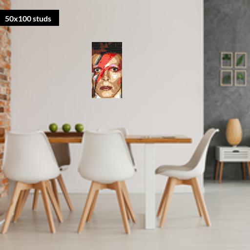 50*100studs, 40*80cm, 15.75*31.5inch