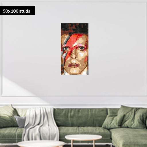 50*100studs, 40*80cm, 15.75*31.5inch