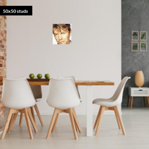 50*50studs, 40*40cm, 15.75*15.75inch