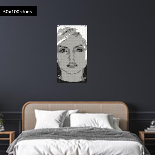 50*100studs, 40*80cm, 15.75*31.5inch