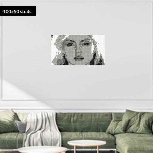 100*50studs, 80*40cm, 31.5*15.75inch