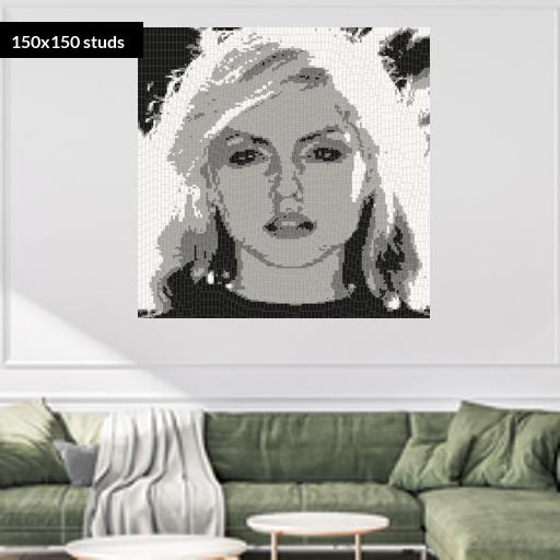 150*150studs, 120*120cm, 47.25*47.25inch