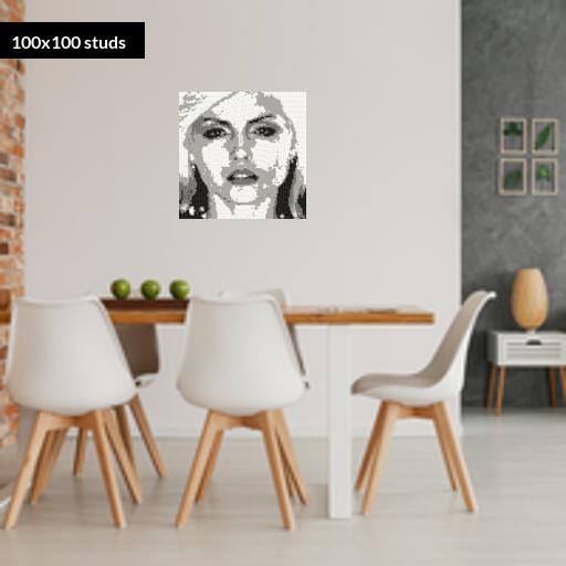 100*100studs, 80*80cm, 31.5*31.5inch