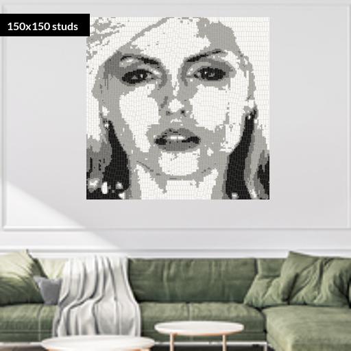 150*150studs, 120*120cm, 47.25*47.25inch