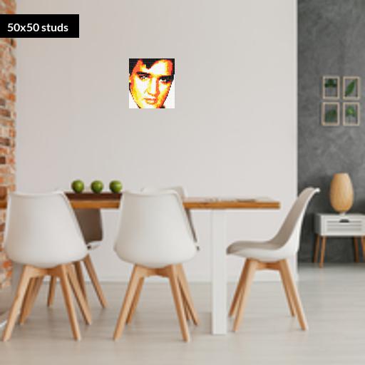 50*50studs, 40*40cm, 15.75*15.75inch