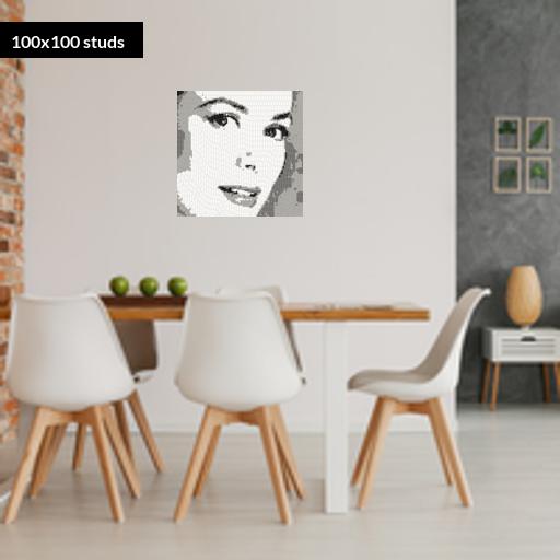 100*100studs, 80*80cm, 31.5*31.5inch