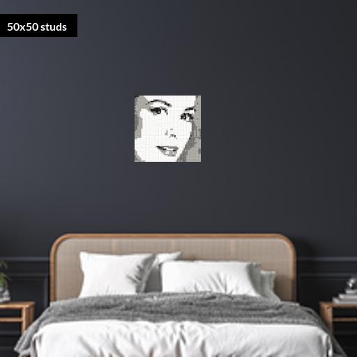 50*50studs, 40*40cm, 15.75*15.75inch