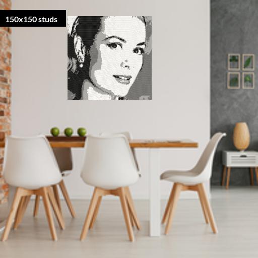 150*150studs, 120*120cm, 47.25*47.25inch