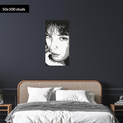 50*100studs, 40*80cm, 15.75*31.5inch